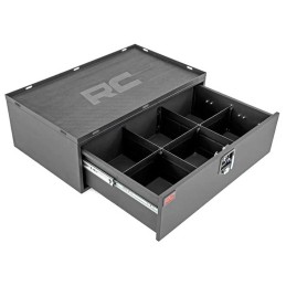 Contenitore in metallo con cassetto estraibile e chiudibile a chiave