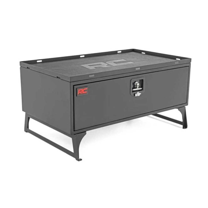 Contenitore in metallo con cassetto estraibile e chiudibile a chiave