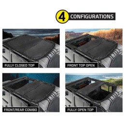 Paralume allungato con lucernari