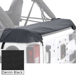 Stivaletto con capote morbida Denim Black