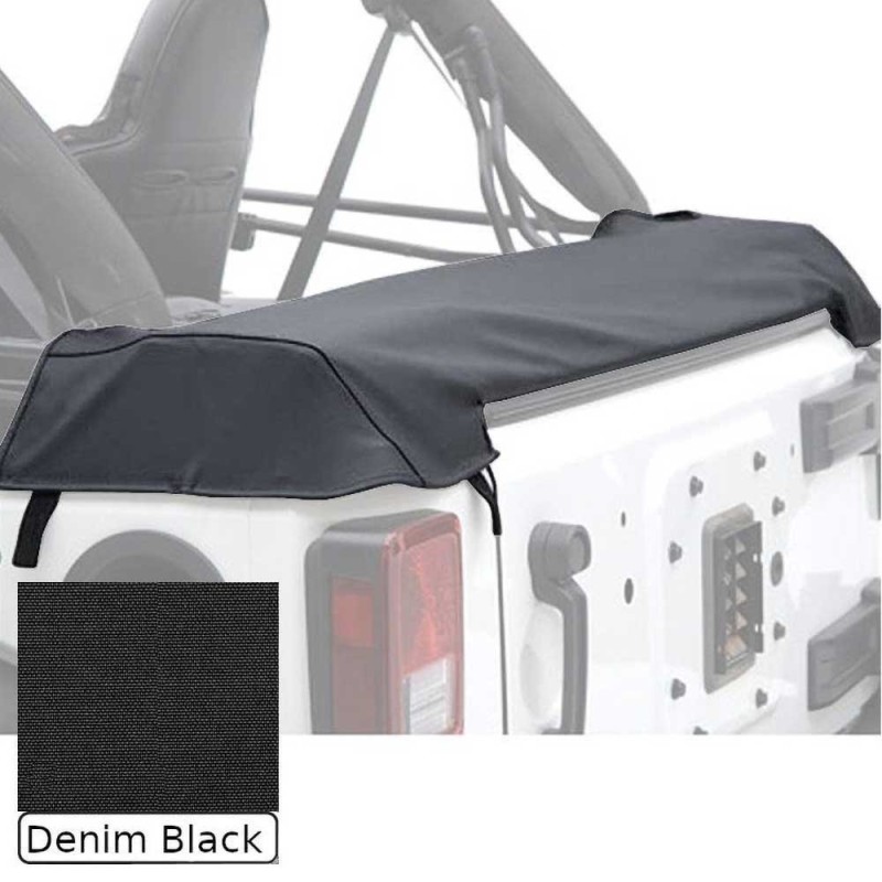 Stivaletto con capote morbida Denim Black