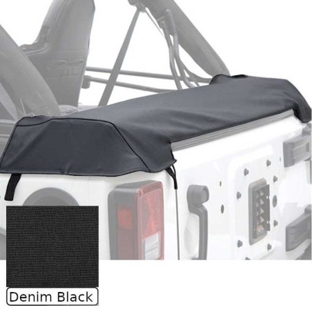 Stivaletto con capote morbida Denim Black