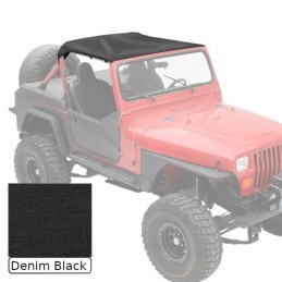 Top morbido slip Denim Black