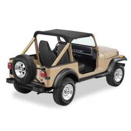 Top morbido slip Denim Black