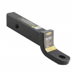 Gancio di traino con attacco a sfera drop acciaio nero Lift 2"