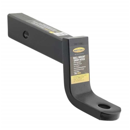 Gancio di traino con attacco a sfera drop acciaio nero Lift 4"