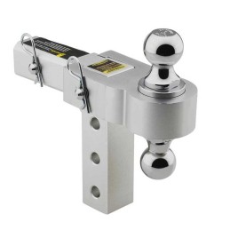 Attacco rimorchio regolabile con sfere 2"-2 5/6"