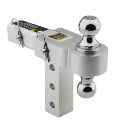 Gancio di traino regolabile con sfere 1 7/8"-2"