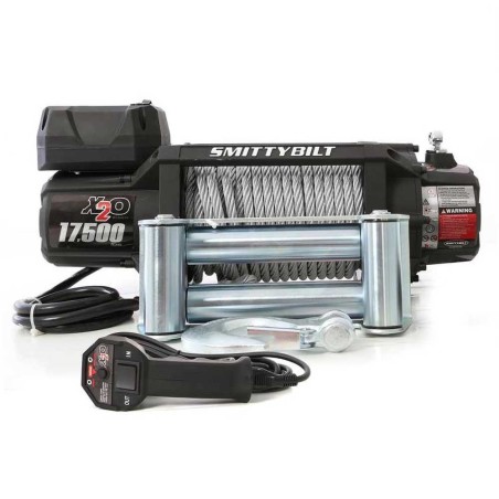 Verricello con fune in acciaio e telecomando wireless 17500 lbs X20 GEN2