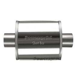 Silenziatore ovale Short Box Ø 50 mm