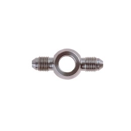 Adattatore a Occhiello Doppio 3/8" (10mm)-3/8"x24 Argentato