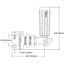Ripartitore di Frenata Tilton M10x1 a leva